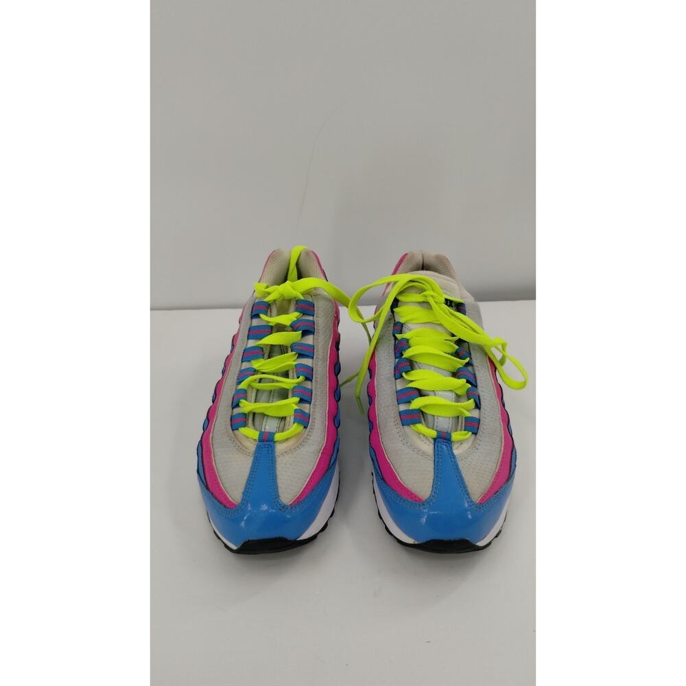 NIKE AIR MAX 95 SNEAKERS PINK/ SKY-BLUE BIG KIDS SIZE 6.5Y